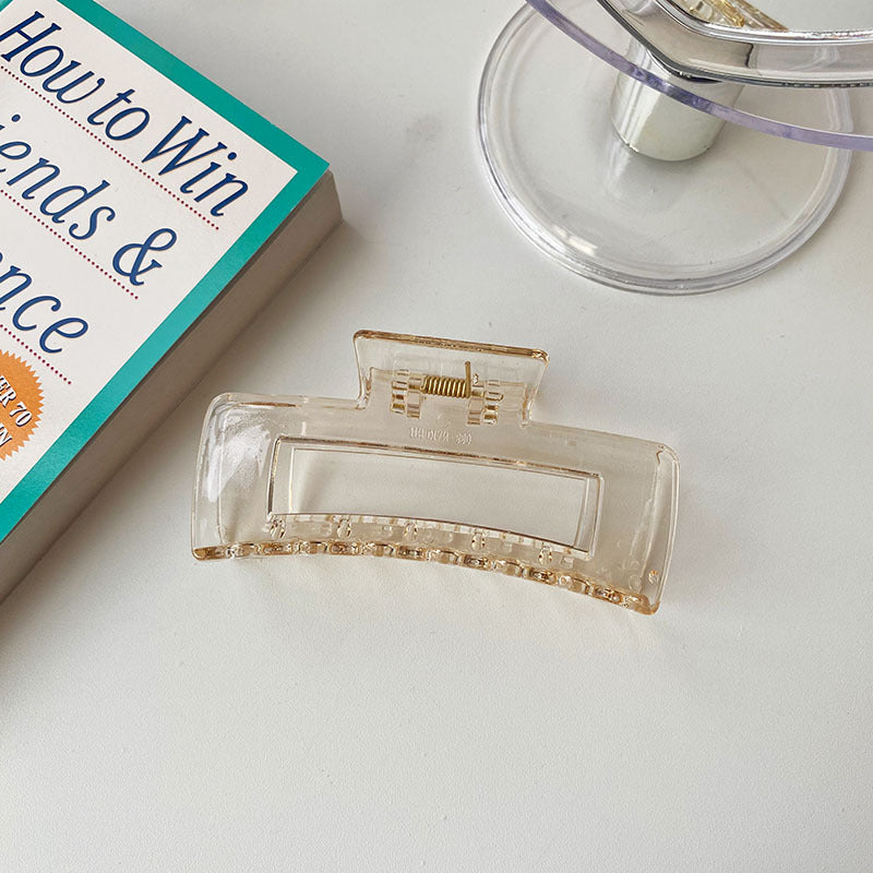Square Hollow Clip Female Hair Accessories Hair Clip