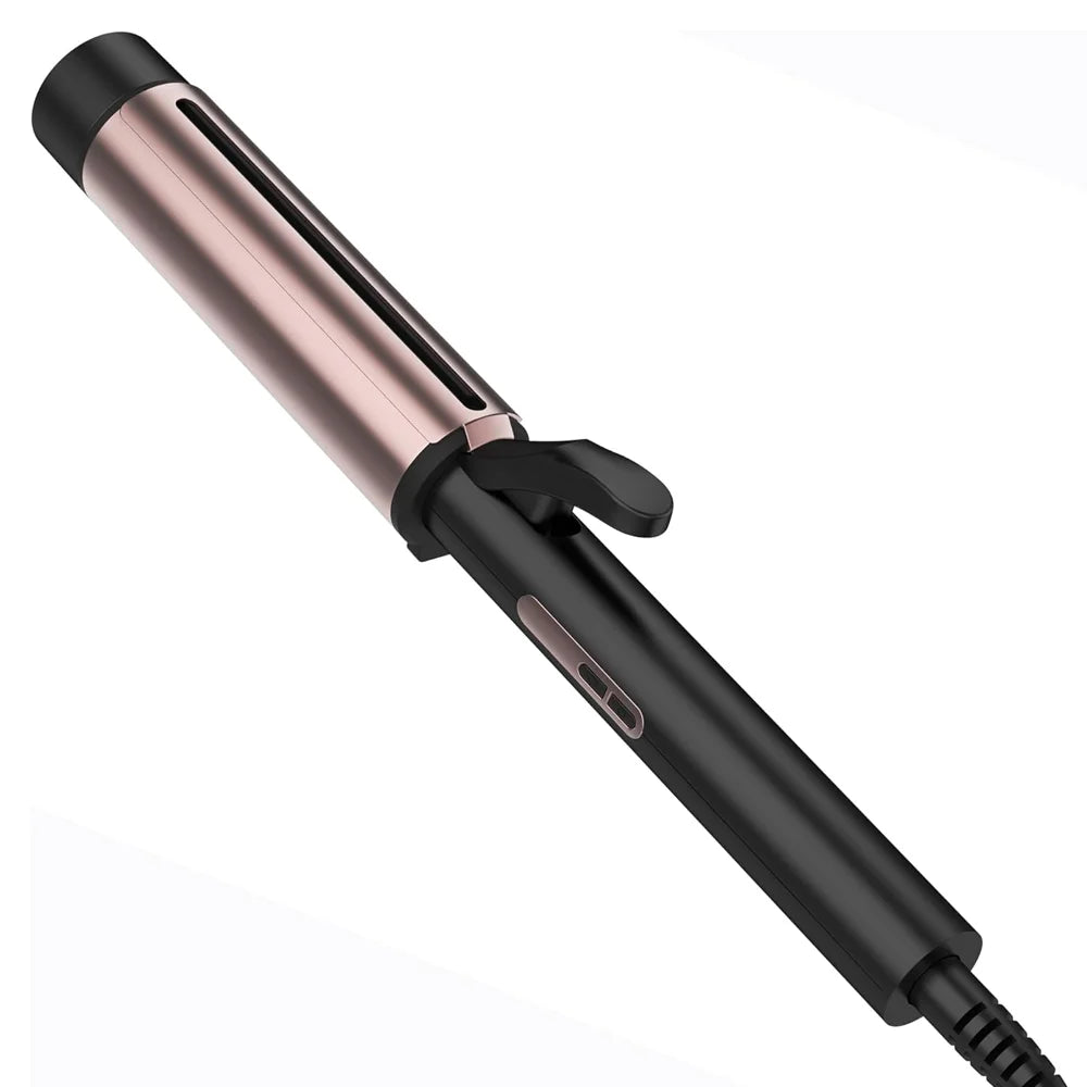 urling Wand for Long Hair - Ceramic Tourmaline Barrel with 40000000 Negative Ions,Temperature Control for All Hair Types,