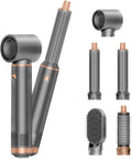 5 in 1 Handle Foldable Hair Dryer Portable Multifunctional Home Hair Dryer Styling Air Culer Wand Hair Straightener Brush Blow